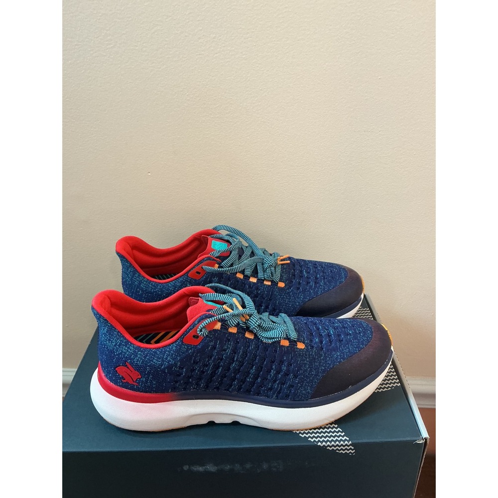Rabbit Dream Chaser Mens Running‎ Shoes Blue Red Orange Sz 12 M